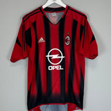 Shop 2004/05 AC MILAN KAKA #22 HOME SHIRT (L) ADIDAS, classic football shirts, vintage football shirts & retro soccer jerseys at Cult Kits