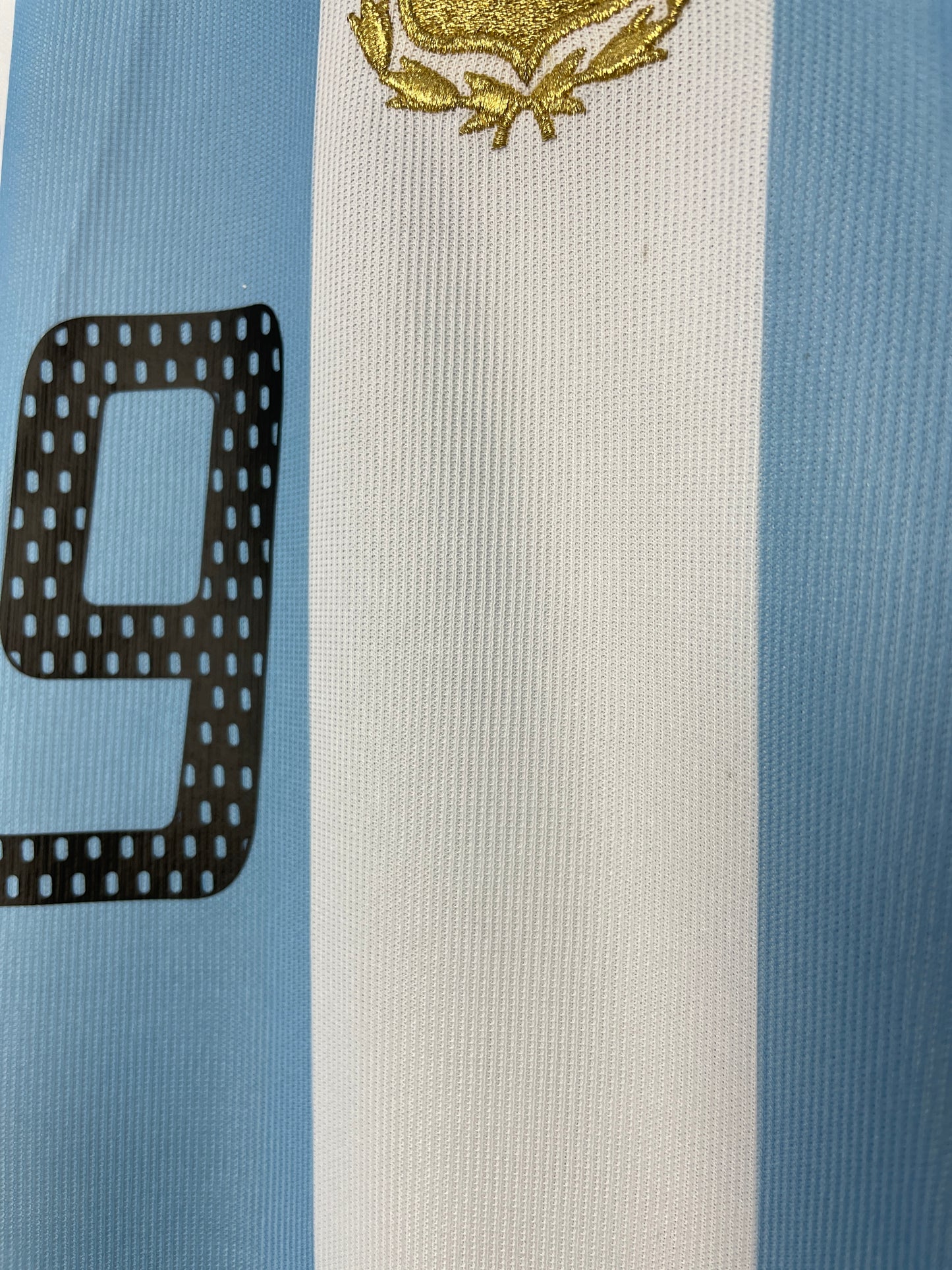 2002/04 ARGENTINA BATISTUTA #9 HOME SHIRT (L) ADIDAS