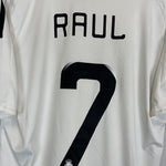 Shop 2008/09 REAL MADRID RAUL #7 HOME SHIRT (L) ADIDAS, classic football shirts, vintage football shirts & retro soccer jerseys at Cult Kits