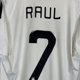 Shop 2008/09 REAL MADRID RAUL #7 HOME SHIRT (L) ADIDAS, classic football shirts, vintage football shirts & retro soccer jerseys at Cult Kits