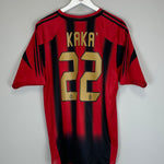 Shop 2004/05 AC MILAN KAKA #22 HOME SHIRT (L) ADIDAS, classic football shirts, vintage football shirts & retro soccer jerseys at Cult Kits