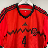Shop 2014/15 MEXICO R.MARQUEZ #4 AWAY SHIRT (L) ADIDAS, classic football shirts, vintage football shirts & retro soccer jerseys at Cult Kits