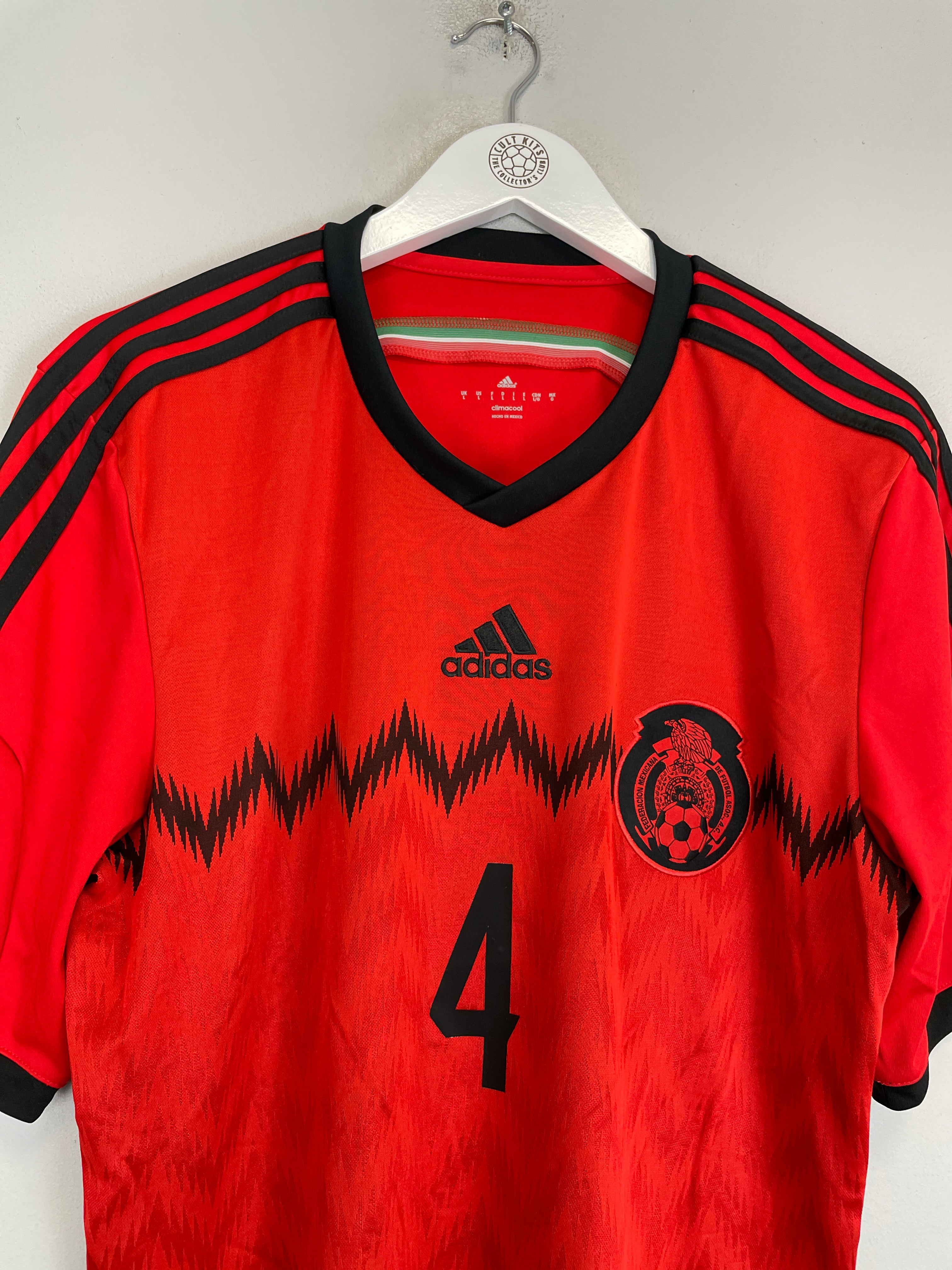 Shop 2014/15 MEXICO R.MARQUEZ #4 AWAY SHIRT (L) ADIDAS, classic football shirts, vintage football shirts & retro soccer jerseys at Cult Kits