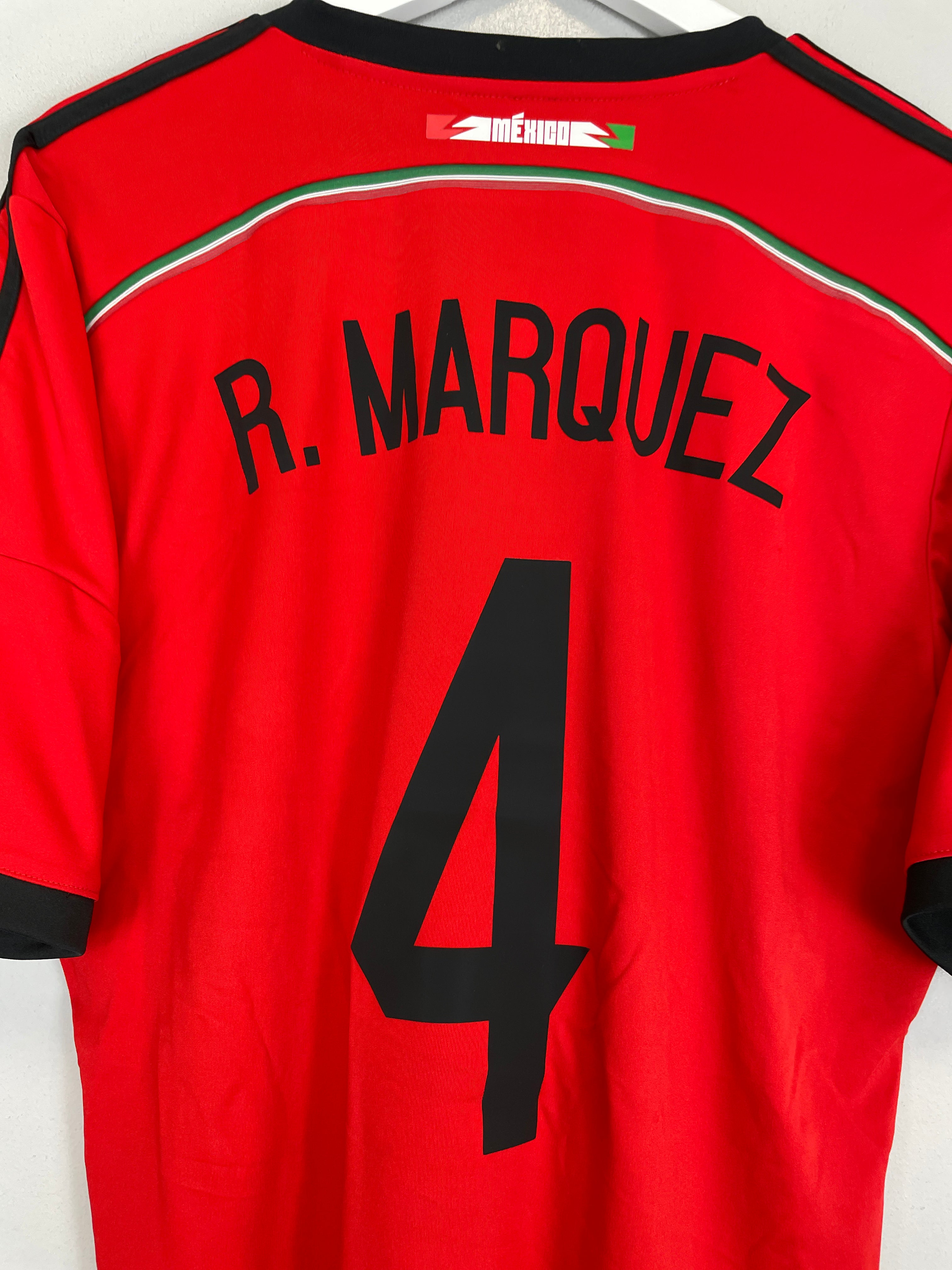 Shop 2014/15 MEXICO R.MARQUEZ #4 AWAY SHIRT (L) ADIDAS, classic football shirts, vintage football shirts & retro soccer jerseys at Cult Kits