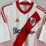 2002/03 RIVER PLATE CAVENAGHI #9 HOME SHIRT (XL) ADIDAS
