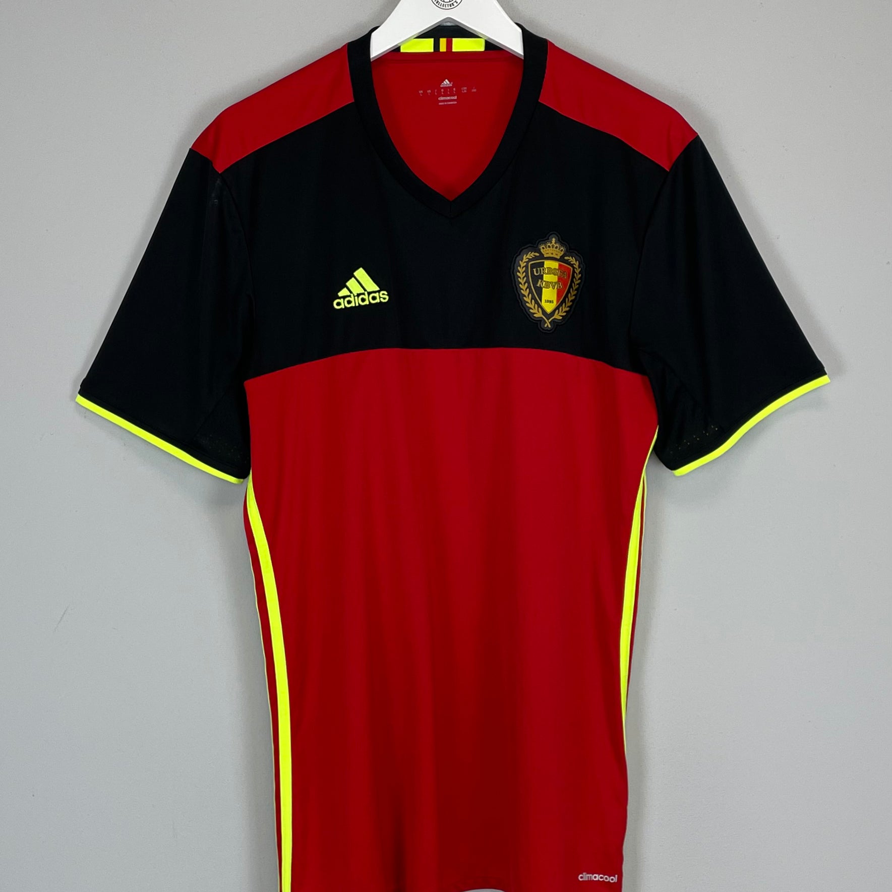 Shop 2016/17 BELGIUM HOME SHIRT (L) ADIDAS, classic football shirts, vintage football shirts & retro soccer jerseys at Cult Kits
