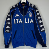 Shop 2000/01 ITALY TRACK JACKET (XL) KAPPA, classic football shirts, vintage football shirts & retro soccer jerseys at Cult Kits