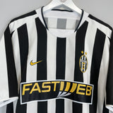 2003/04 JUVENTUS DEL PIERO #10 HOME SHIRT (M) NIKE
