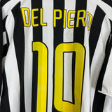 2003/04 JUVENTUS DEL PIERO #10 HOME SHIRT (M) NIKE