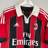 Shop 2012/13 AC MILAN **BALLOTELI** #45 HOME SHIRT (L) ADIDAS, classic football shirts, vintage football shirts & retro soccer jerseys at Cult Kits