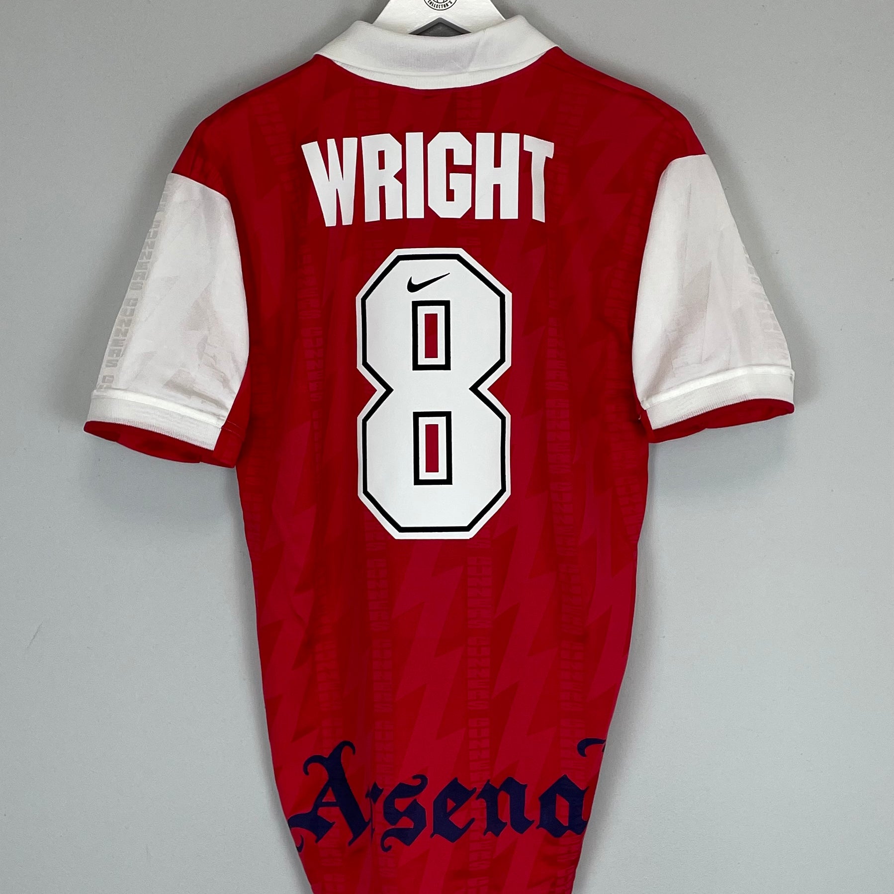 Shop 1994/96 ARSENAL WRIGHT #8 HOME SHIRT (S) NIKE, classic football shirts, vintage football shirts & retro soccer jerseys at Cult Kits