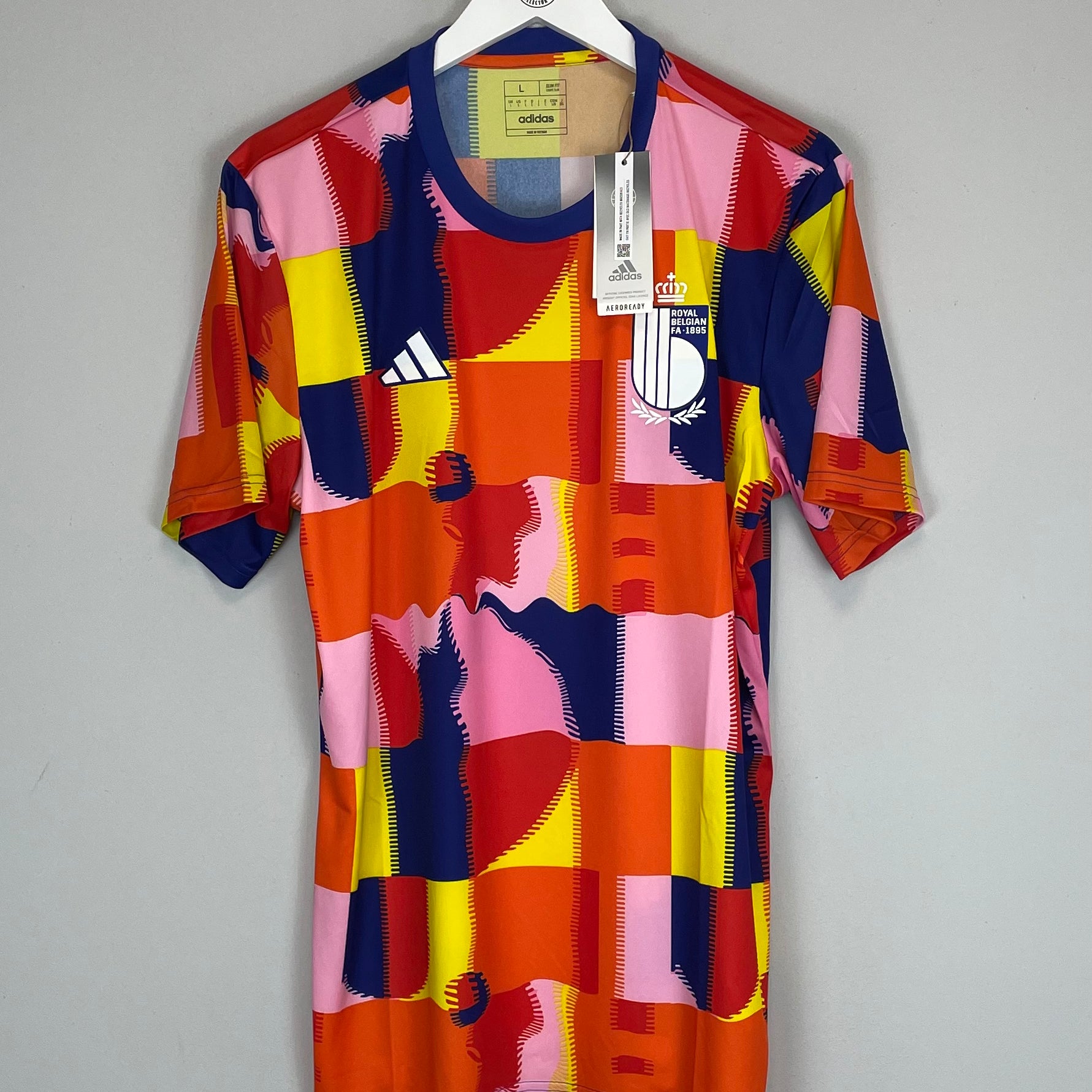 Shop 2022/23 BELGIUM *BNWT* PRE MATCH SHIRT (L) ADIDAS, classic football shirts, vintage football shirts & retro soccer jerseys at Cult Kits