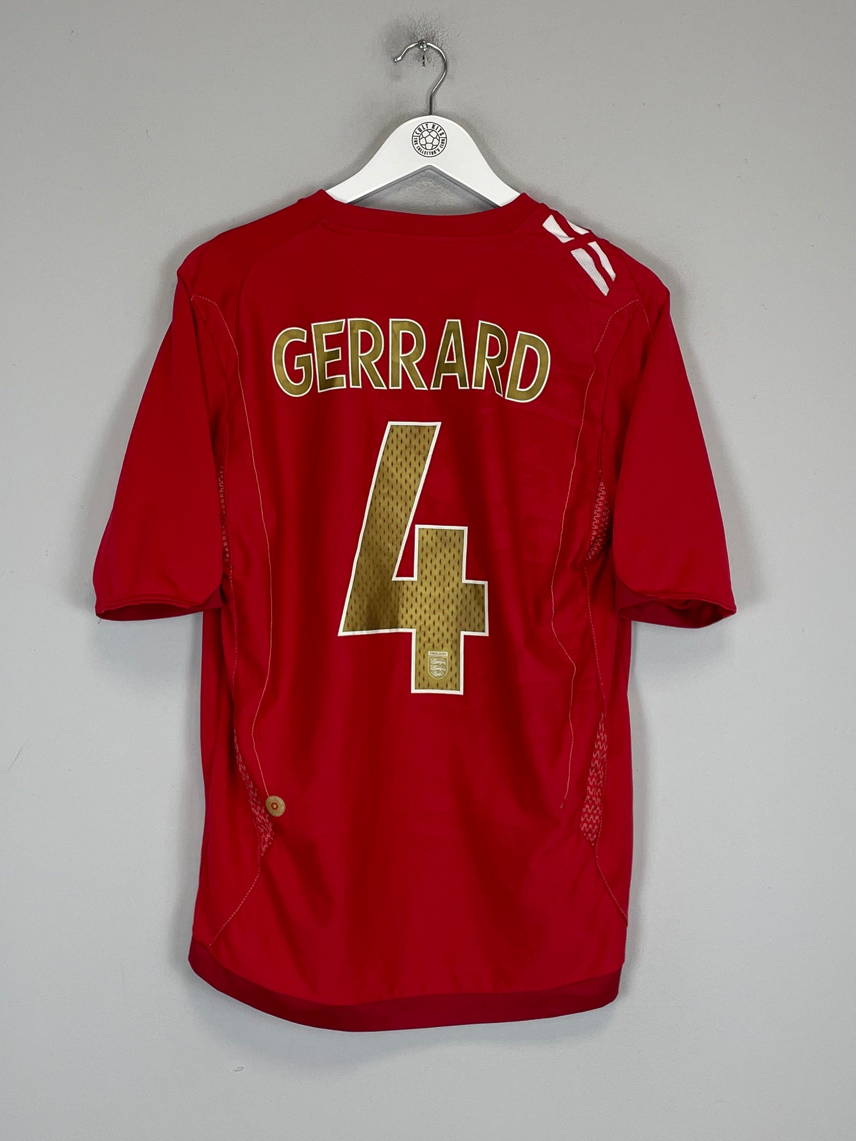 2006-08 Maillot extérieur Angleterre Gerrard #4 - 8/10 - (S 2006-08 Maillot extérieur Angleterre Gerrard #4 - 8/10 - (S