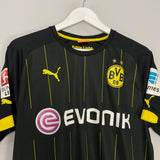 Shop 2014/15 DORTMUND KAGAWA #7 AWAY SHIRT (L) PUMA, classic football shirts, vintage football shirts & retro soccer jerseys at Cult Kits
