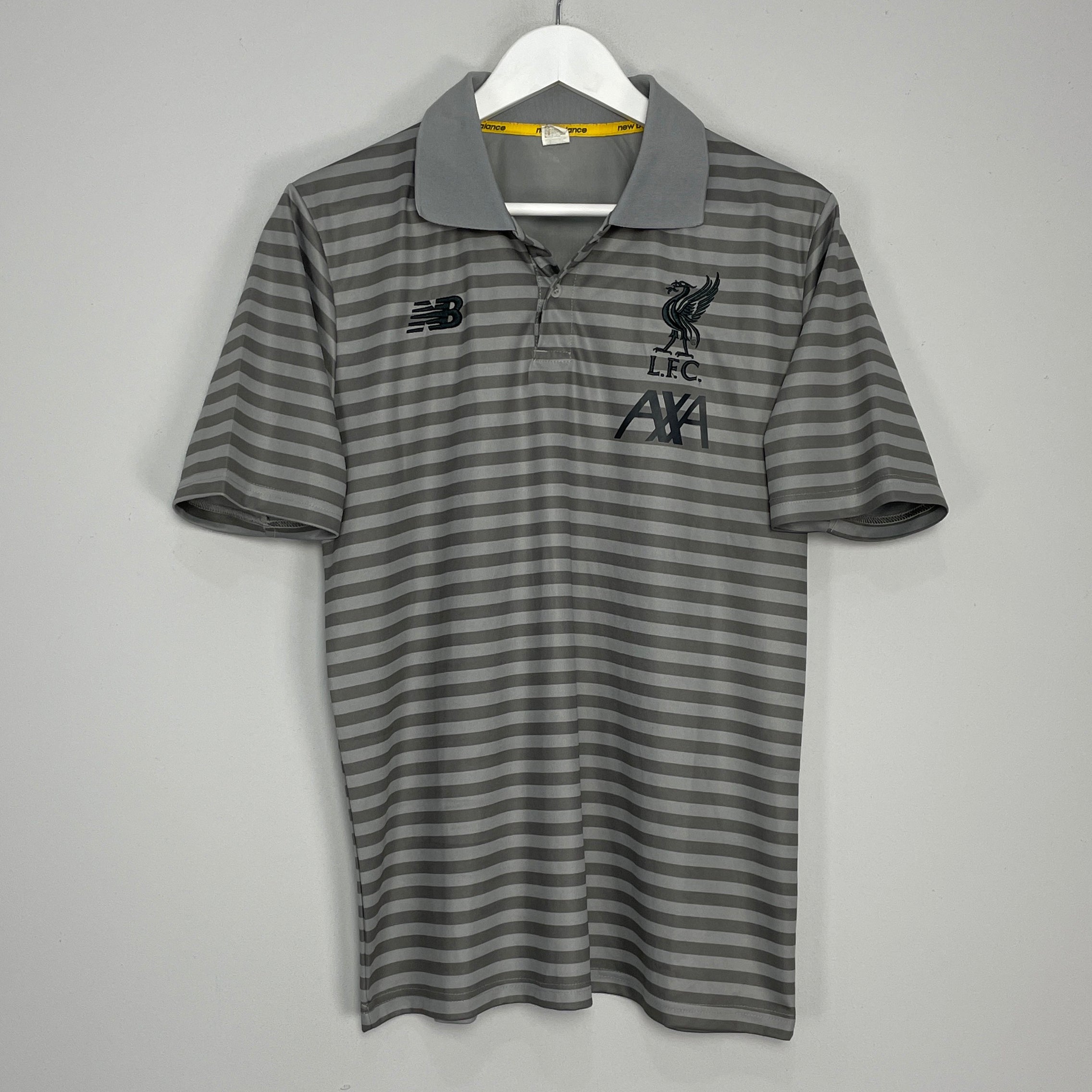 Shop 2019/20 LIVERPOOL TRAINING SHIRT (M) NEW BALANCE, classic football shirts, vintage football shirts & retro soccer jerseys at Cult Kits