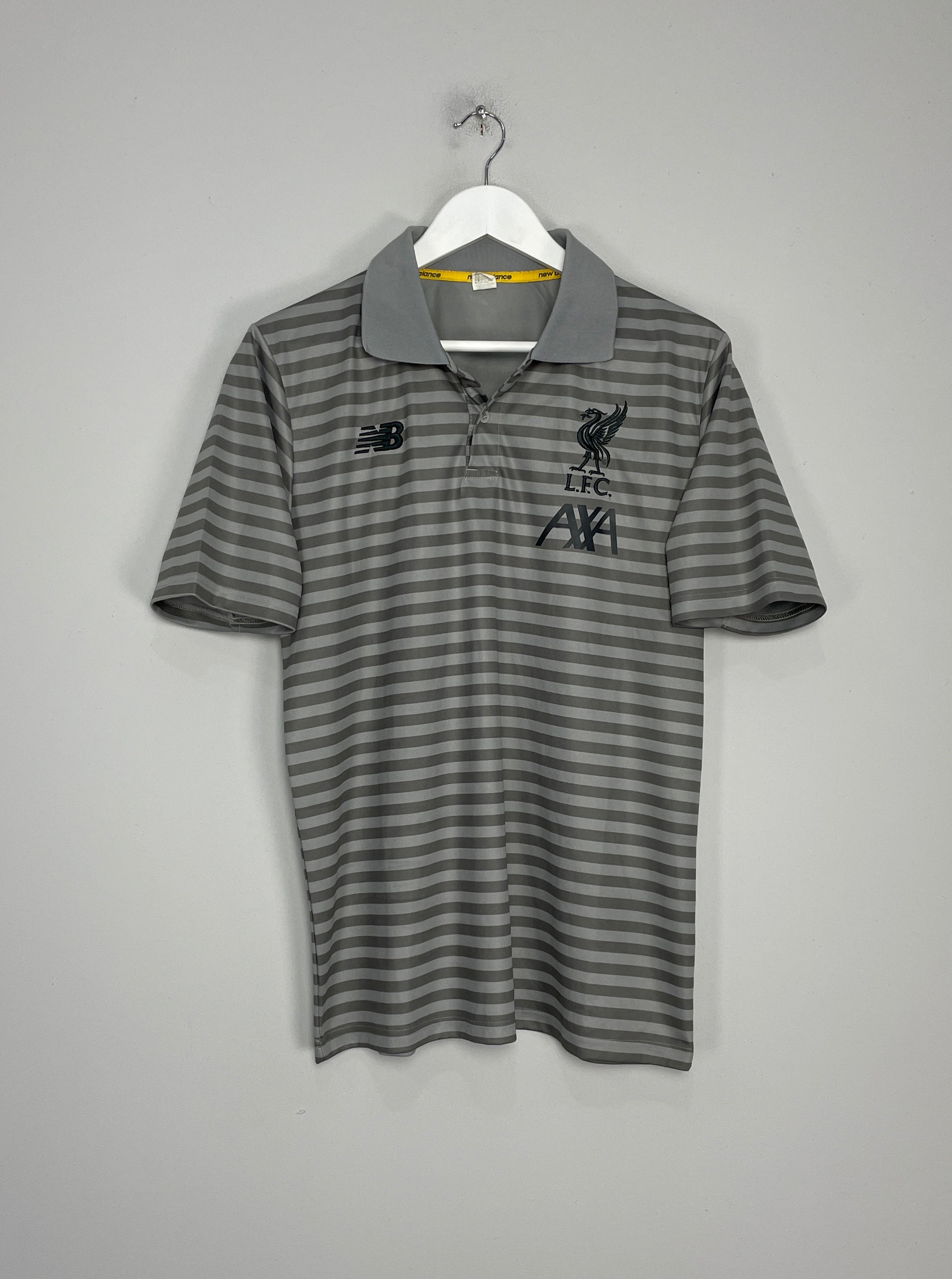 Shop 2019/20 LIVERPOOL TRAINING SHIRT (M) NEW BALANCE, classic football shirts, vintage football shirts & retro soccer jerseys at Cult Kits