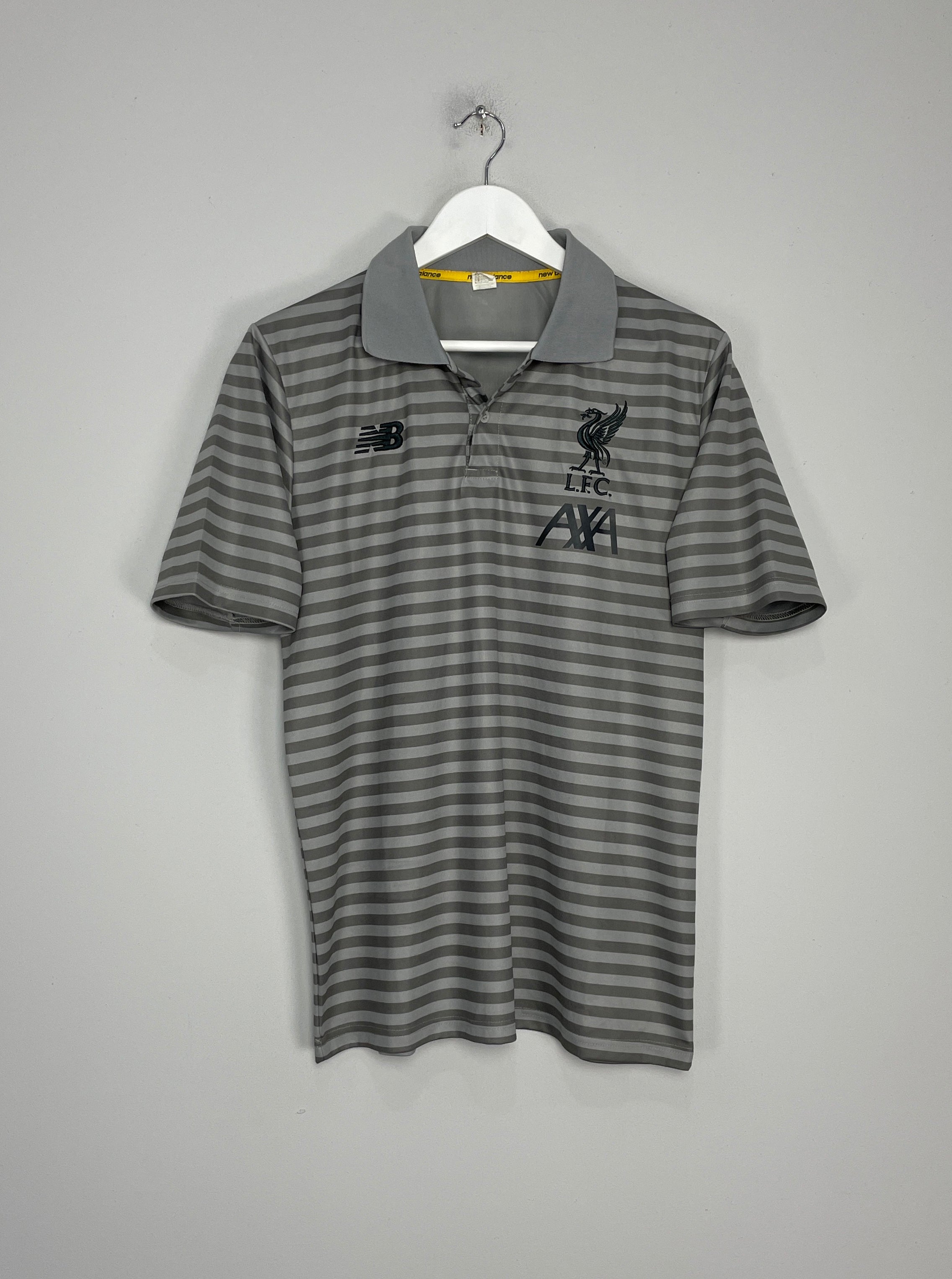 Shop 2019/20 LIVERPOOL TRAINING SHIRT (M) NEW BALANCE, classic football shirts, vintage football shirts & retro soccer jerseys at Cult Kits