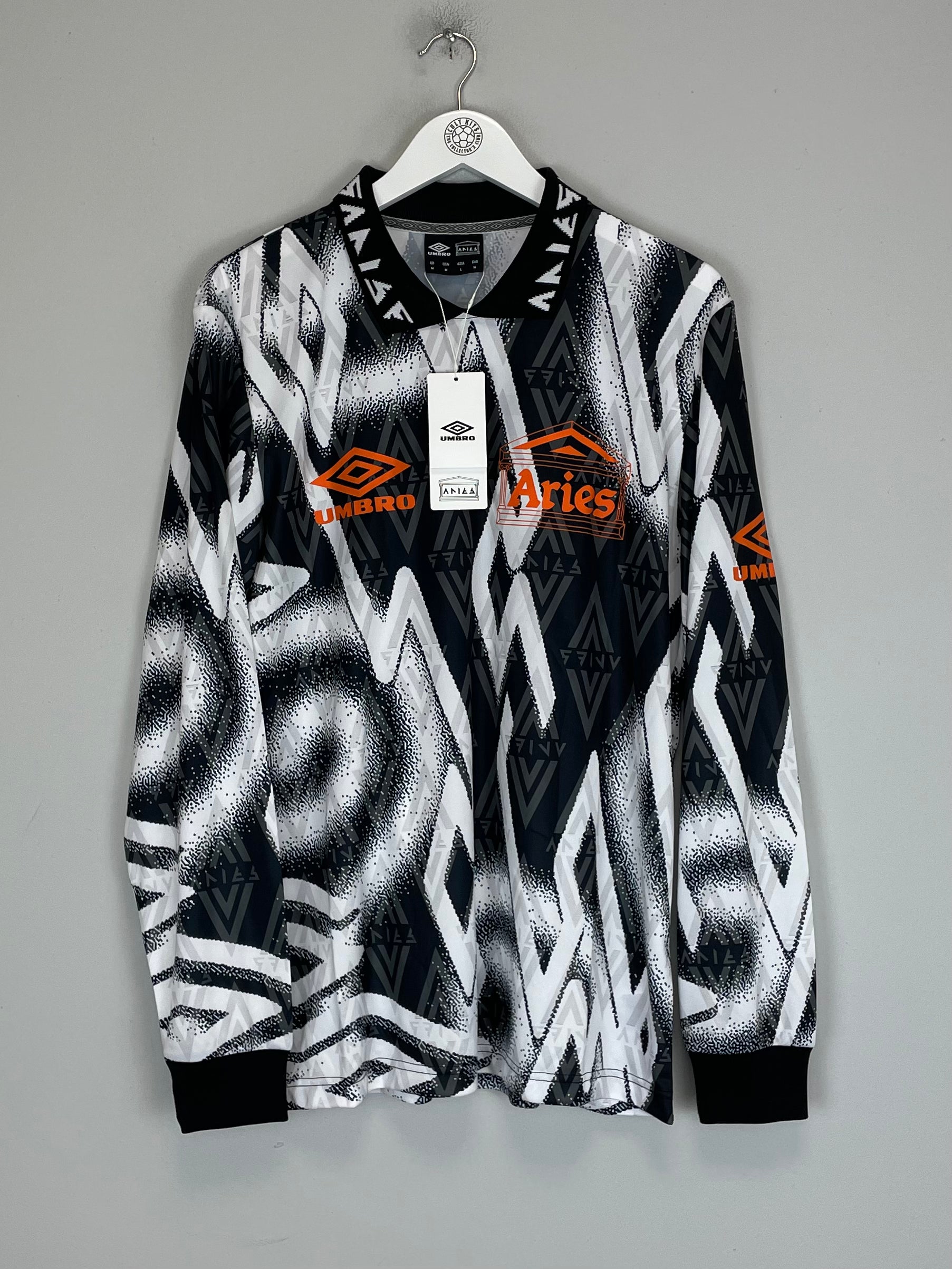 Shop ARIES X UMBRO *BNWT* L/S SHIRT (M), classic football shirts, vintage football shirts & retro soccer jerseys at Cult Kits