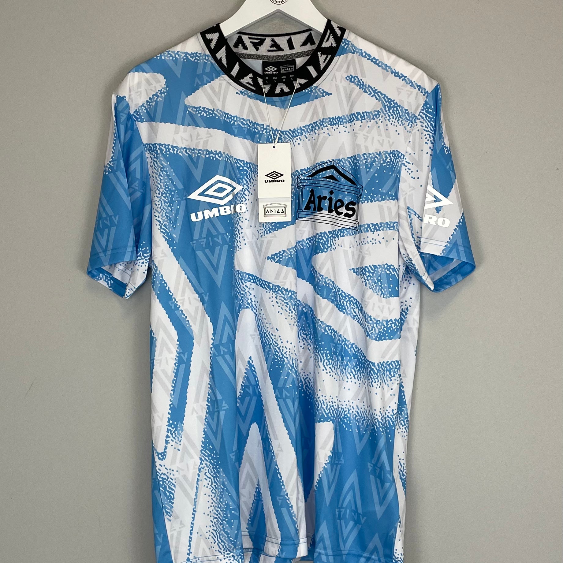 Shop ARIES X UMBRO *BNWT* SHIRT (L), classic football shirts, vintage football shirts & retro soccer jerseys at Cult Kits