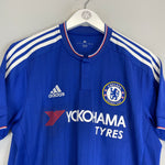 Shop 2015/16 CHELSEA FABREGAS #4 HOME SHIRT (L) ADIDAS, classic football shirts, vintage football shirts & retro soccer jerseys at Cult Kits