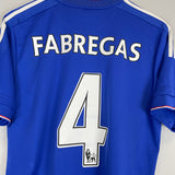 Shop 2015/16 CHELSEA FABREGAS #4 HOME SHIRT (L) ADIDAS, classic football shirts, vintage football shirts & retro soccer jerseys at Cult Kits