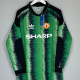 1990/92 MANCHESTER UNITED ADIDAS ORIGINALS *BNWT* GK SHIRT (L)