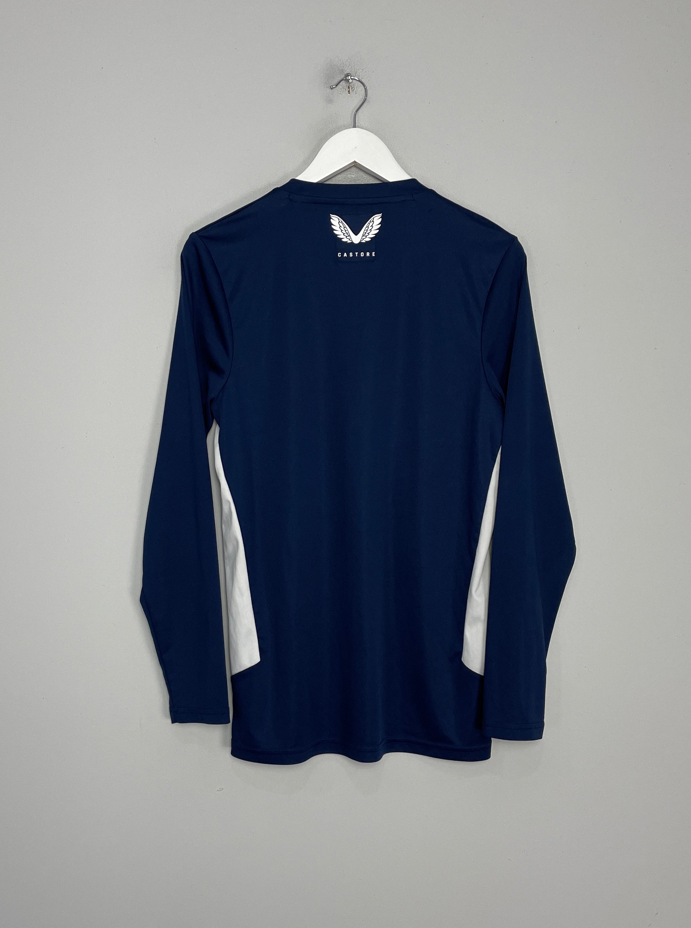 Shop 2020/21 RANGERS L/S TRAINING SHIRT (M) CASTORE, classic football shirts, vintage football shirts & retro soccer jerseys at Cult Kits