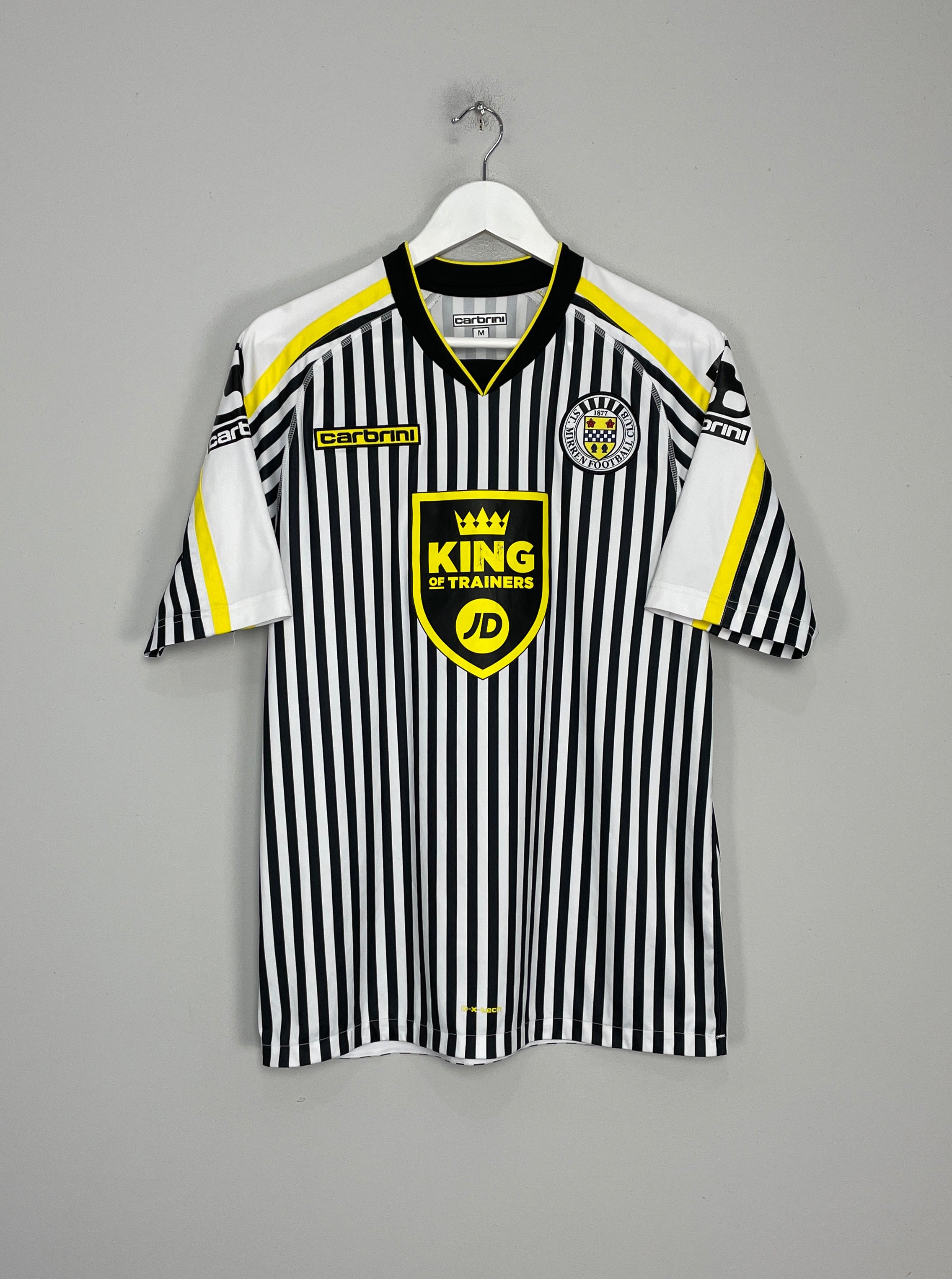 Shop 2014/15 ST MIRREN HOME SHIRT (M) CARBRINI, classic football shirts, vintage football shirts & retro soccer jerseys at Cult Kits