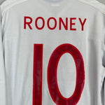 Shop 2009/10 ENGLAND ROONEY #10 L/S HOME SHIRT (L) UMBRO, classic football shirts, vintage football shirts & retro soccer jerseys at Cult Kits