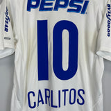 2004/05 BOCA JUNIORS CARLITOS #10 AWAY SHIRT (M) NIKE