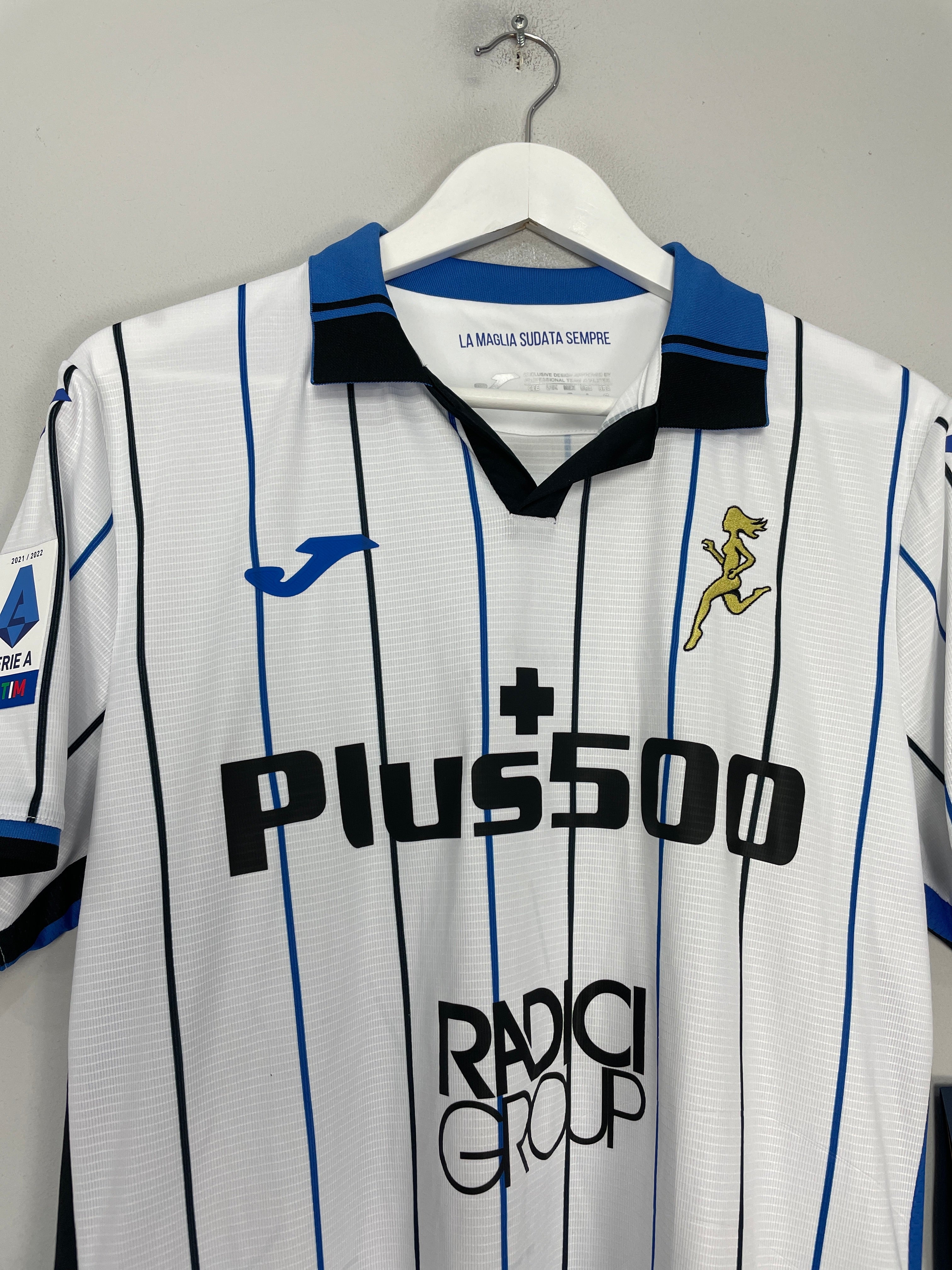 Shop 2021/22 ATALANTA DUVAN #91 *BNWT* AWAY SHIRT (L) JOMA, classic football shirts, vintage football shirts & retro soccer jerseys at Cult Kits