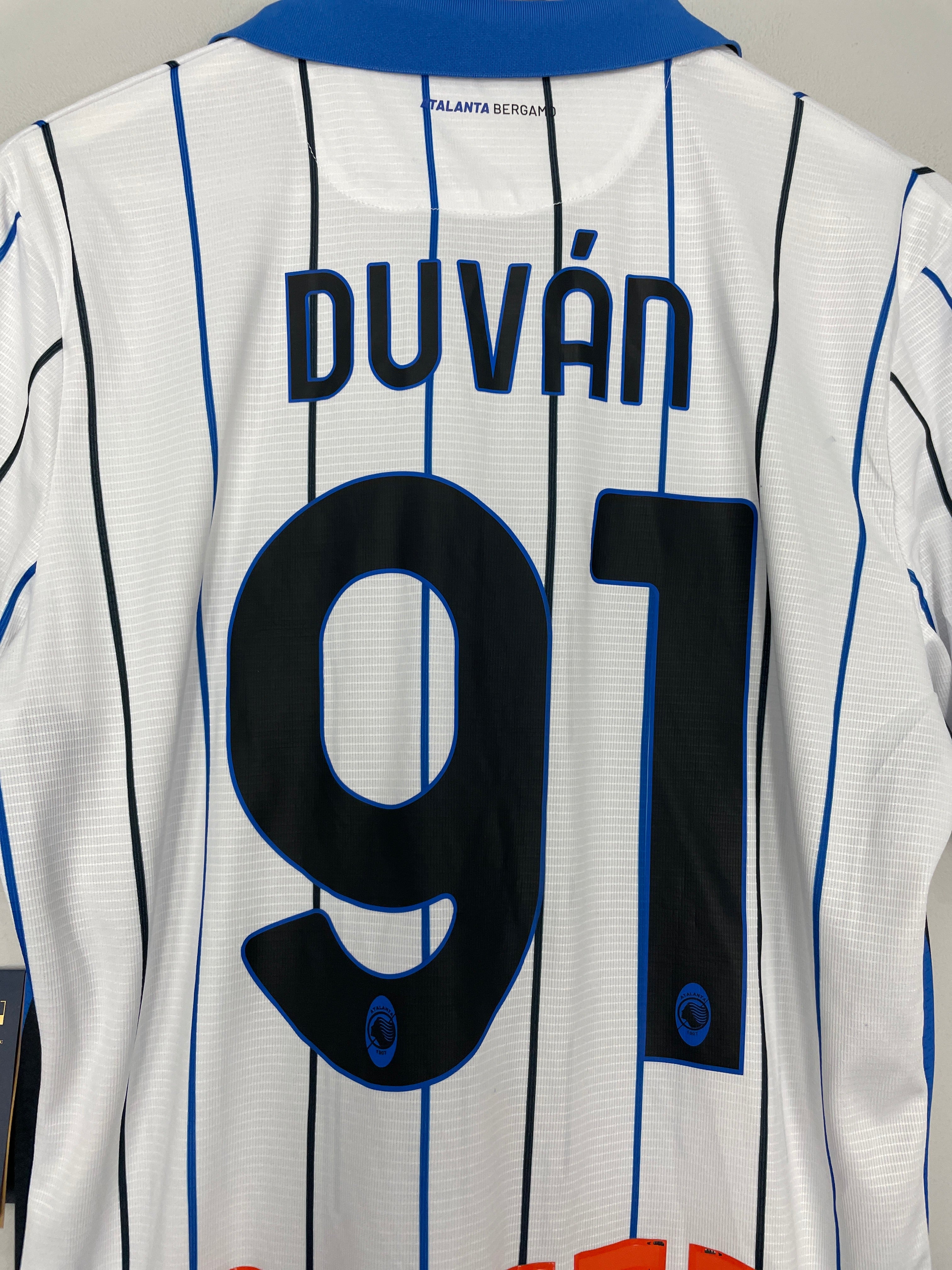 Shop 2021/22 ATALANTA DUVAN #91 *BNWT* AWAY SHIRT (L) JOMA, classic football shirts, vintage football shirts & retro soccer jerseys at Cult Kits