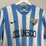 Shop 2014/15 MALAGA LUIS ALBERTO #22 HOME SHIRT (M) NIKE, classic football shirts, vintage football shirts & retro soccer jerseys at Cult Kits