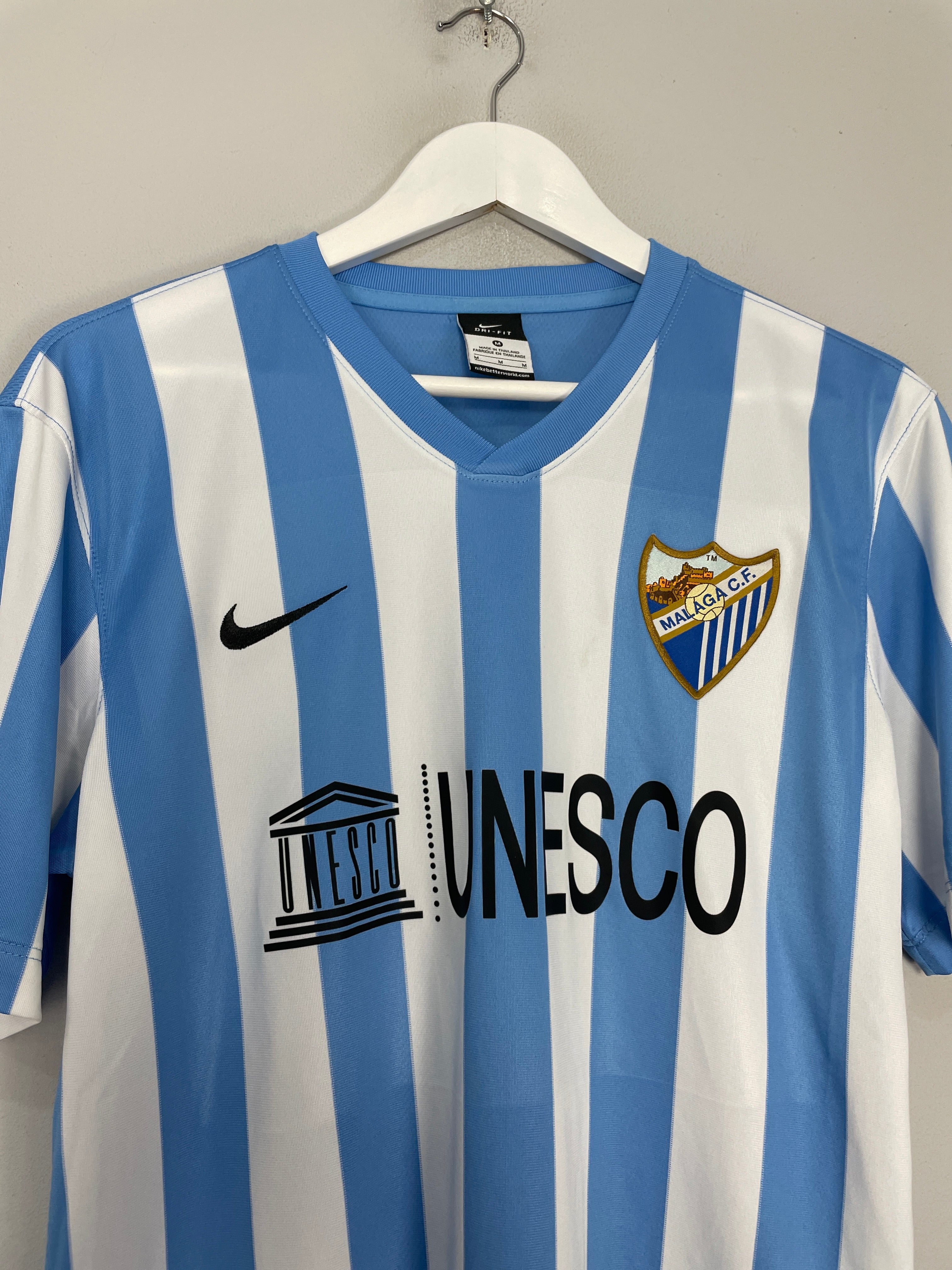 Shop 2014/15 MALAGA LUIS ALBERTO #22 HOME SHIRT (M) NIKE, classic football shirts, vintage football shirts & retro soccer jerseys at Cult Kits