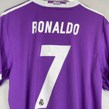 Shop 2016/17 REAL MADRID RONALDO #7 AWAY SHIRT (L) ADIDAS, classic football shirts, vintage football shirts & retro soccer jerseys at Cult Kits