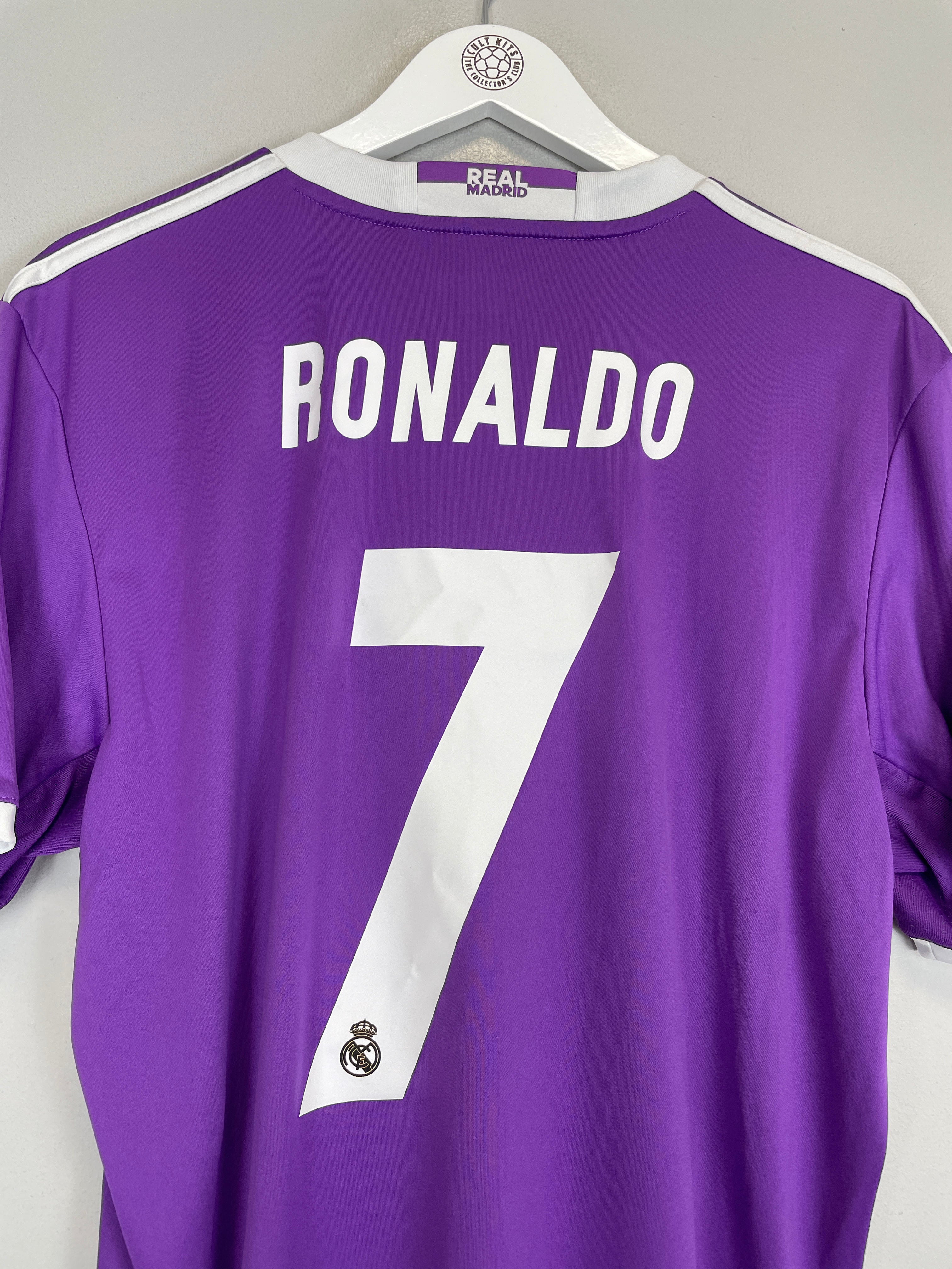 Shop 2016/17 REAL MADRID RONALDO #7 AWAY SHIRT (L) ADIDAS, classic football shirts, vintage football shirts & retro soccer jerseys at Cult Kits