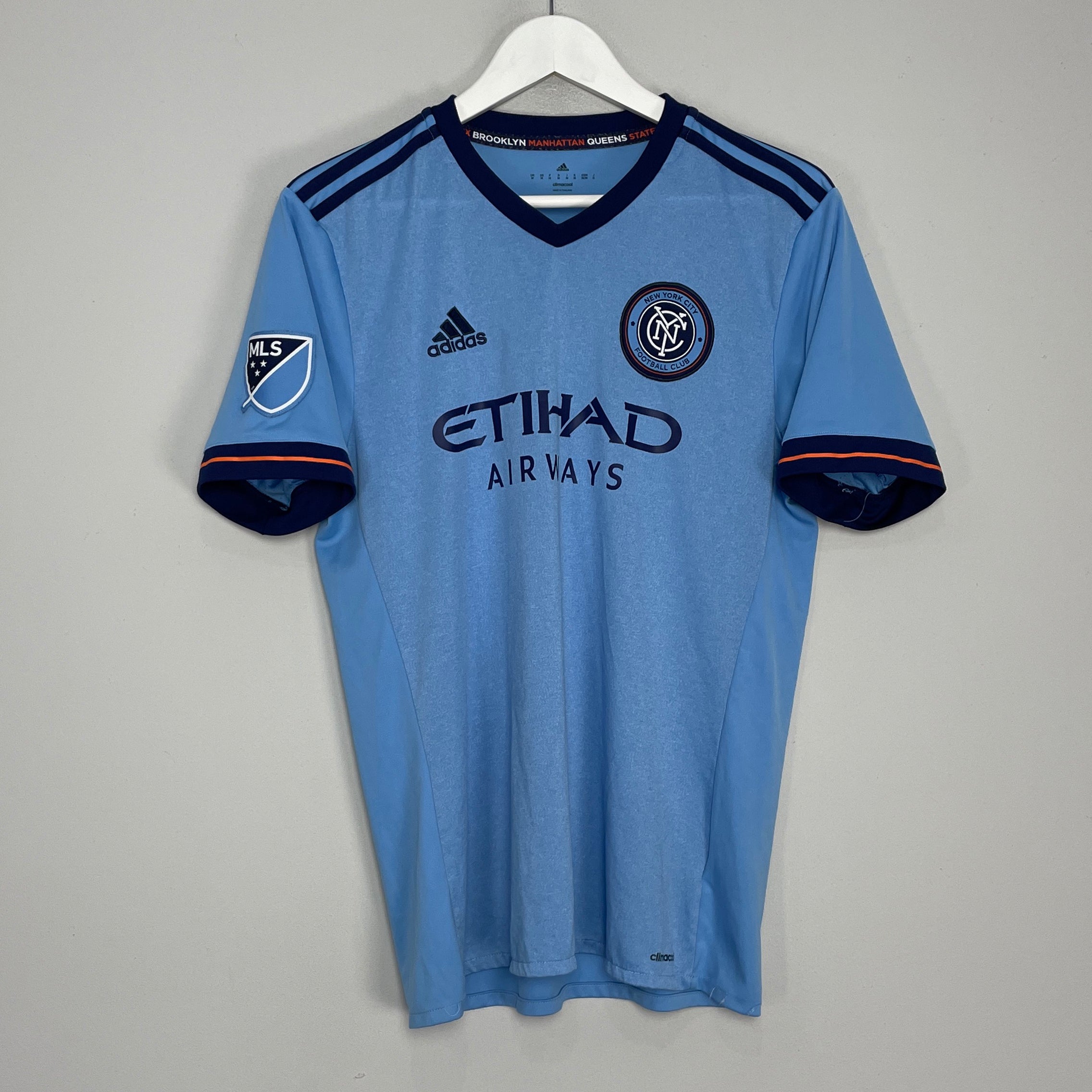 Shop 2017/18 NEW YORK CITY HOME SHIRT (M) ADIDAS, classic football shirts, vintage football shirts & retro soccer jerseys at Cult Kits