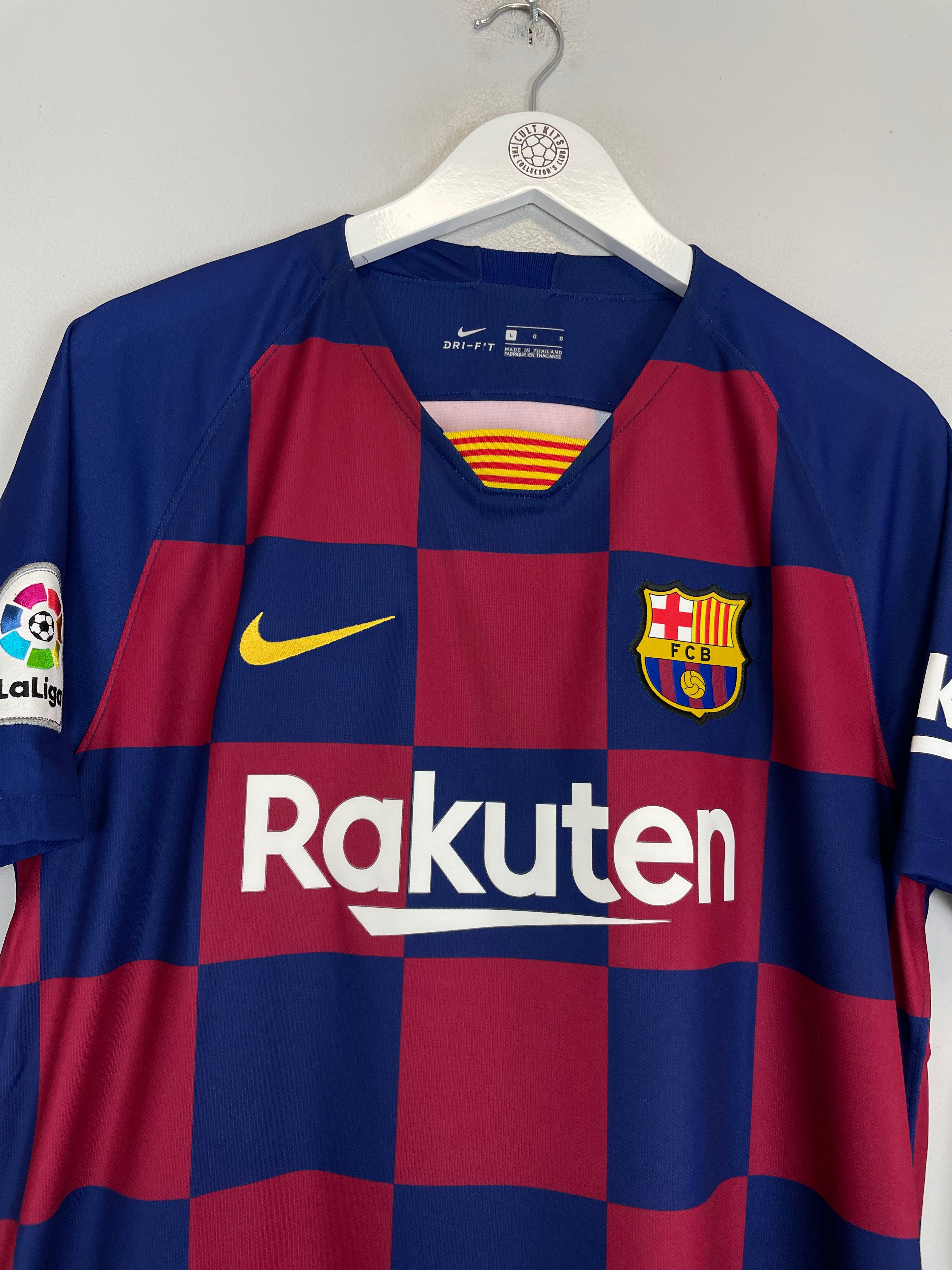 Shop 2019/20 BARCELONA MESSI #10 *BNWT* HOME SHIRT (L) NIKE, classic football shirts, vintage football shirts & retro soccer jerseys at Cult Kits