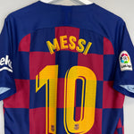 Shop 2019/20 BARCELONA MESSI #10 *BNWT* HOME SHIRT (L) NIKE, classic football shirts, vintage football shirts & retro soccer jerseys at Cult Kits
