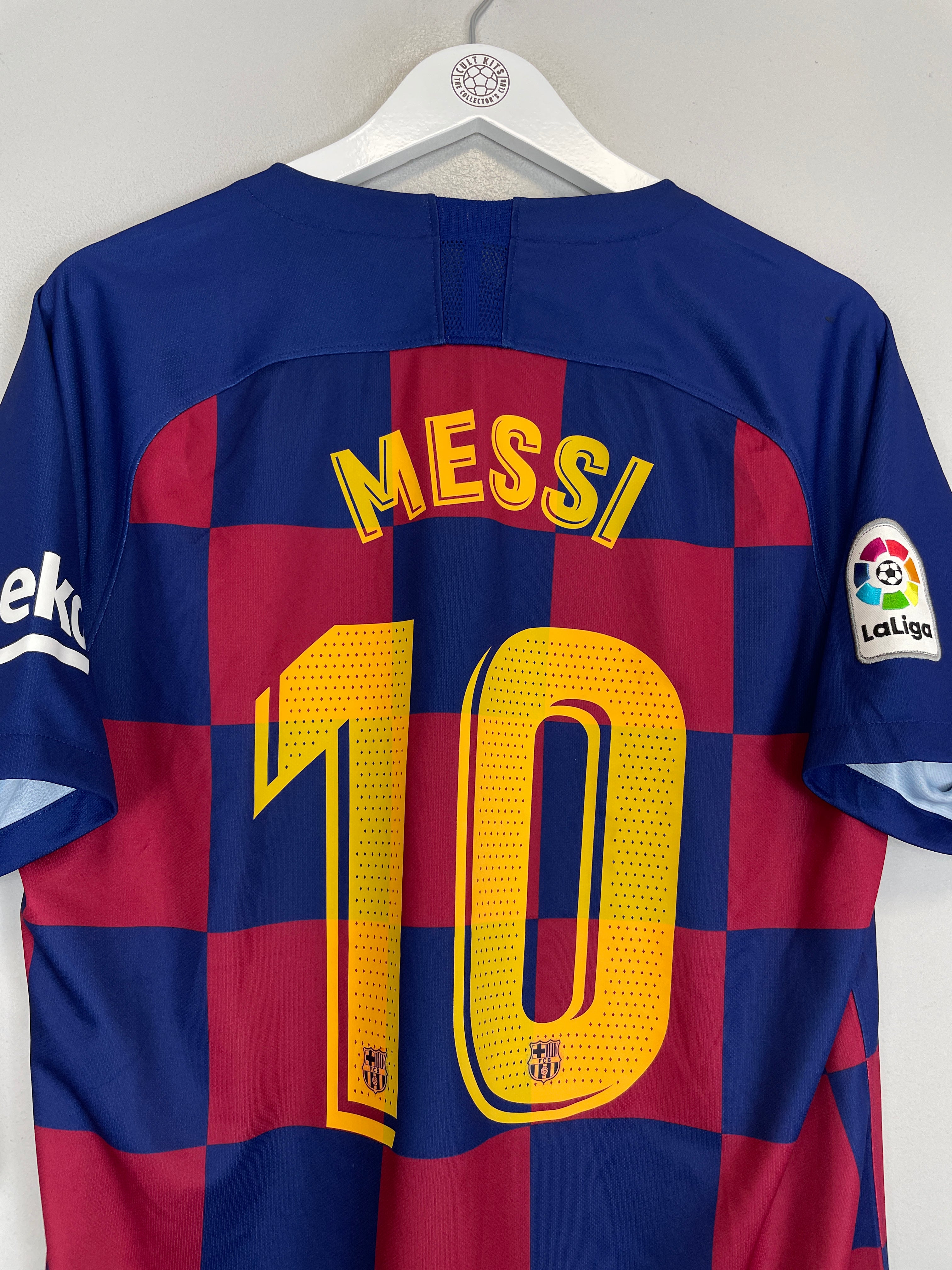 Shop 2019/20 BARCELONA MESSI #10 *BNWT* HOME SHIRT (L) NIKE, classic football shirts, vintage football shirts & retro soccer jerseys at Cult Kits