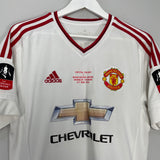 Shop 2015/16 MANCHESTER UNITED RASHFORD #39 FA CUP AWAY SHIRT (M) ADIDAS, classic football shirts, vintage football shirts & retro soccer jerseys at Cult Kits