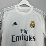 Shop 2015/16 REAL MADRID RONALDO #7 L/S HOME SHIRT (M) ADIDAS, classic football shirts, vintage football shirts & retro soccer jerseys at Cult Kits