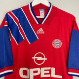 Shop 1993/95 BAYERN MUNICH HOME SHIRT (XL) ADIDAS, classic football shirts, vintage football shirts & retro soccer jerseys at Cult Kits