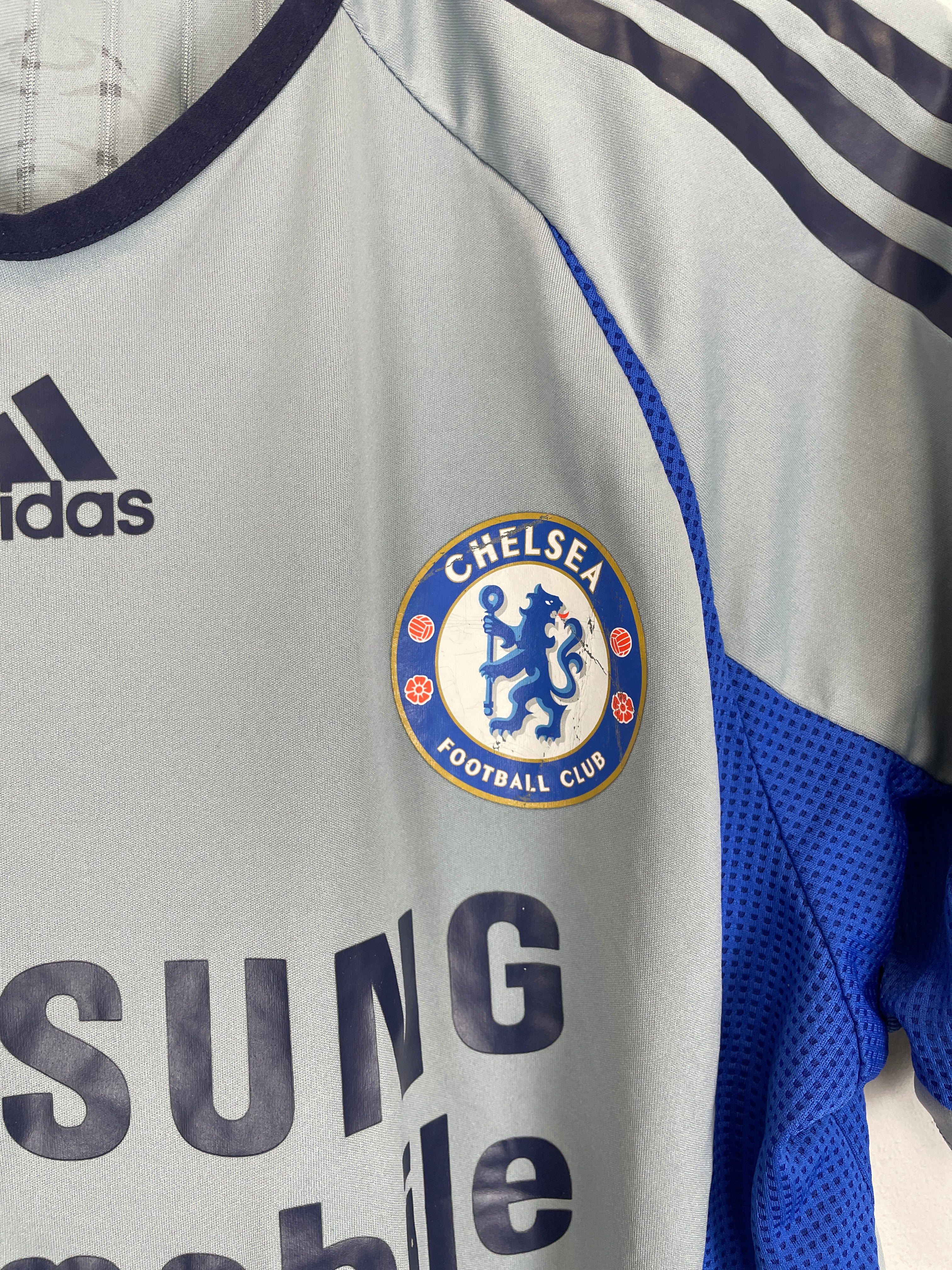 Shop 2006/07 CHELSEA TRAINING SHIRT (L) ADIDAS, classic football shirts, vintage football shirts & retro soccer jerseys at Cult Kits