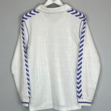 1989/90 REAL MADRID L/S *MINT* HOME SHIRT (L) HUMMEL
