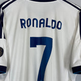 2012/13 REAL MADRID RONALDO #7 HOME SHIRT (XL) ADIDAS