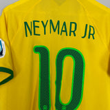 Shop 2014/15 BRAZIL NEYMAR JR #10 *AUTHENTIC* HOME SHIRT (XL) NIKE, classic football shirts, vintage football shirts & retro soccer jerseys at Cult Kits