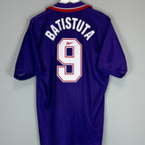 1996/97 FIORENTINA BATISTUTA #9 HOME SHIRT (L) REEBOK