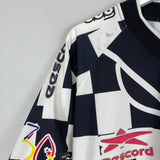 Shop 2000/01 TECOS FC #8 AWAY SHIRT (L) EESCORD, classic football shirts, vintage football shirts & retro soccer jerseys at Cult Kits