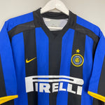 Shop 2002/03 INTER MILAN BATISTUTA #19 HOME SHIRT (XL) NIKE, classic football shirts, vintage football shirts & retro soccer jerseys at Cult Kits